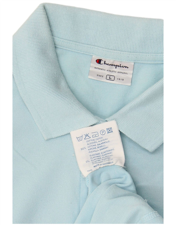 Polo da donna CHAMPION UK 14 grande cotone blu