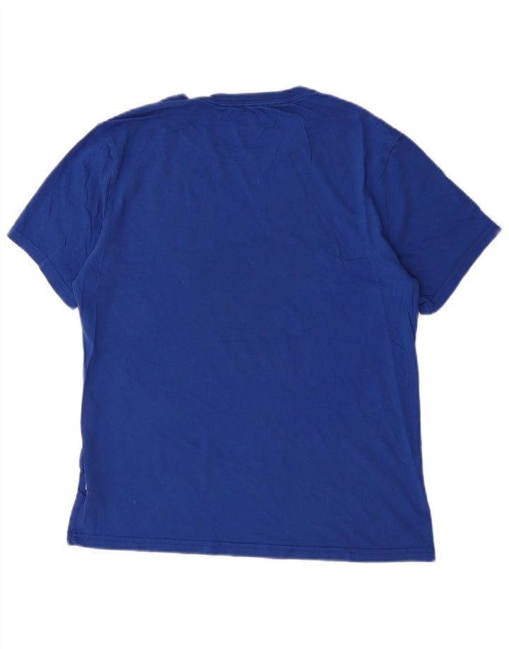 T-shirt grafica da uomo Converse Top in cotone blu medio