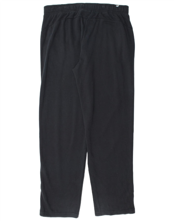 PUMA Mens Tracksuit Trousers XL  Black Cotton