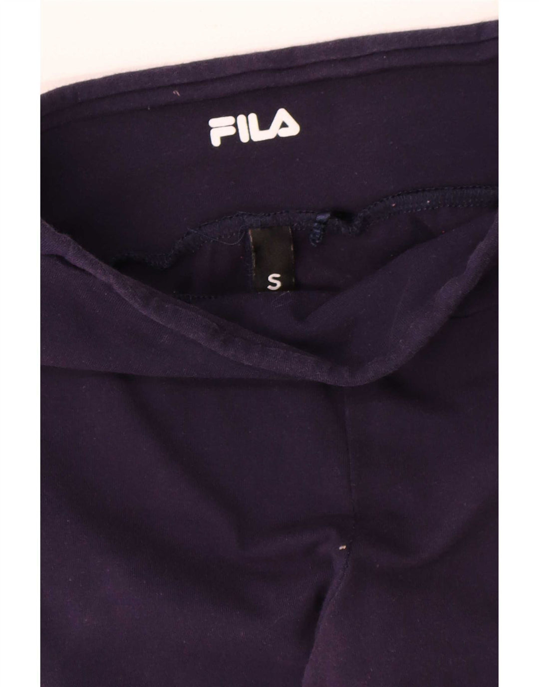 Leggings Fila da donna UK 10 Small Blu Navy Colorblock