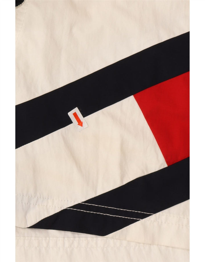 TOMMY HILFIGER Pantaloncini da bagno grafici da uomo Medium White Beach