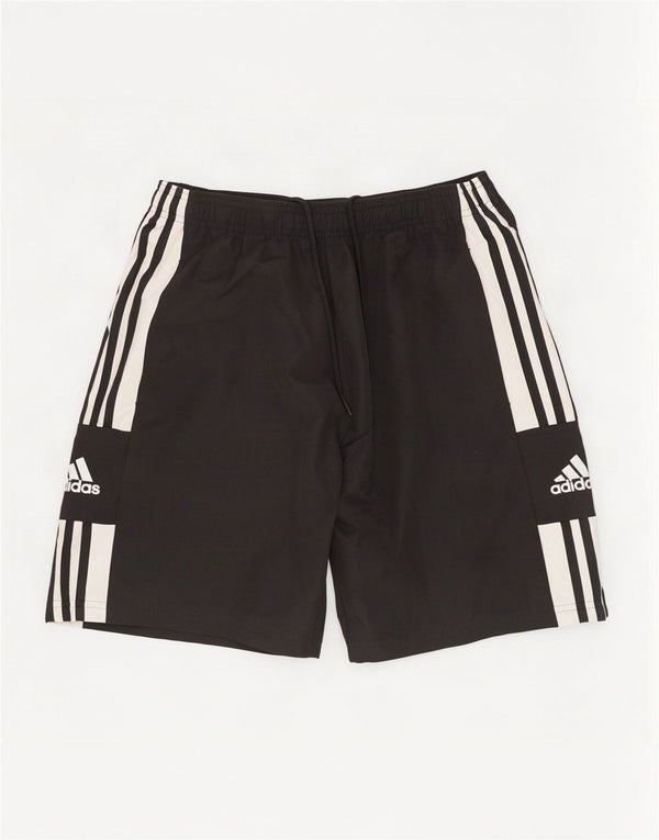 Pantaloncini sportivi Adidas Aeroready da uomo, colore nero medio, in poliestere color block