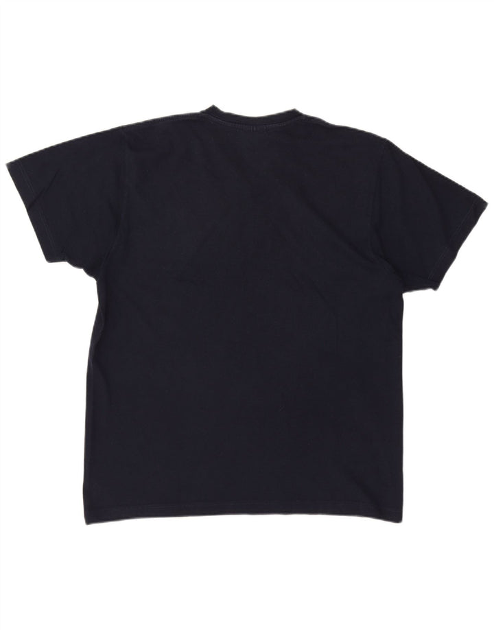 CHAMPION Mens T-Shirt Top Large Navy Blue