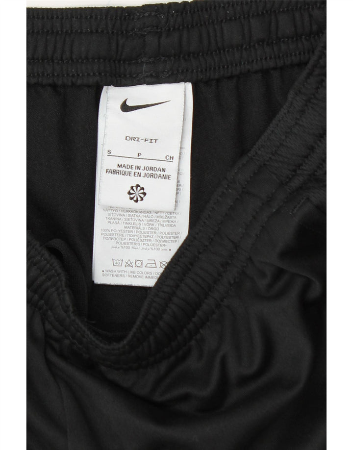 Pantaloni da tuta da uomo NIKE Dri Fit piccoli in poliestere nero