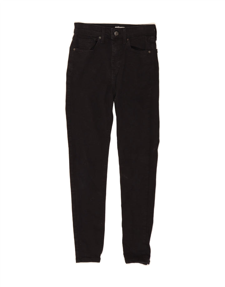 TOPSHOP Womens Skinny Jeans W25 L27 Black Vintage Topshop and Second-Hand Topshop from Messina Hembry 