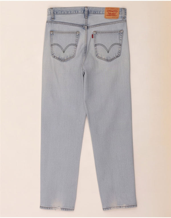 Jeans dritti da uomo Levi's 550 vestibilità rilassata W33 L32 cotone blu