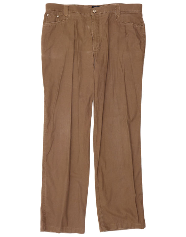 Pantaloni Casual Dritti Uomo Trussardi W38 L31 Marrone