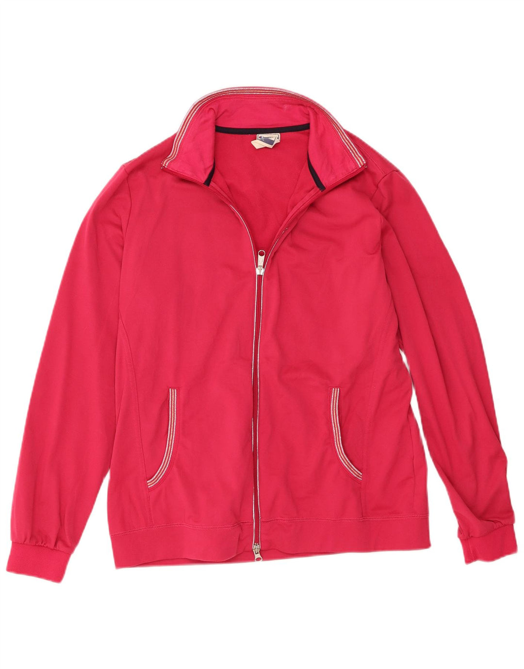 Giacca da ginnastica Champion da donna Easy Fit, taglia UK 14, grande, rosa, in poliestere