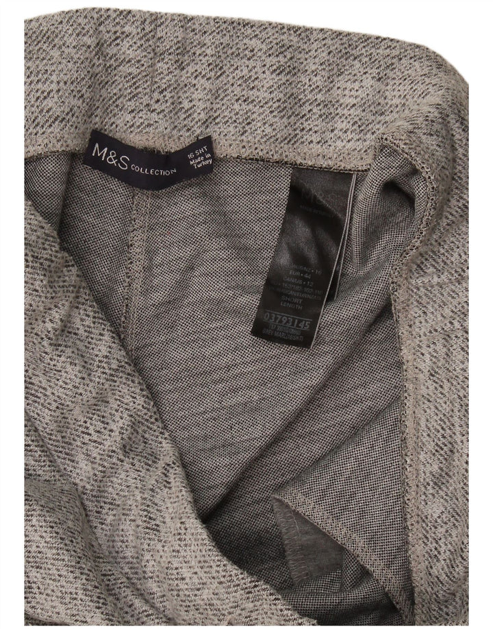 Pantaloni da tuta da donna Marks & Spencer UK 16 Large Grey Flecked