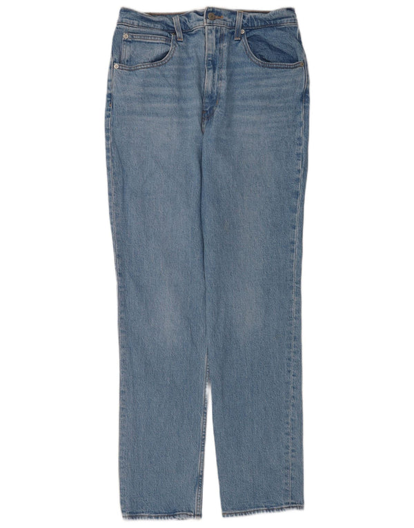 Jeans dritti slim a vita alta da donna Levi's W30 L31 cotone blu