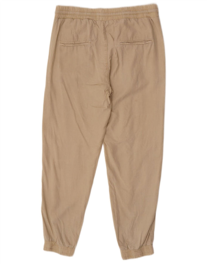 Pantaloni casual da jogging da donna Zara medi W28 L26 Lyocell beige
