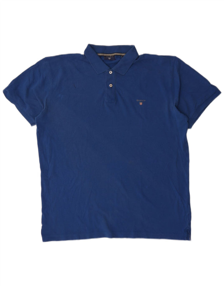 Polo da uomo Gant XL in cotone blu