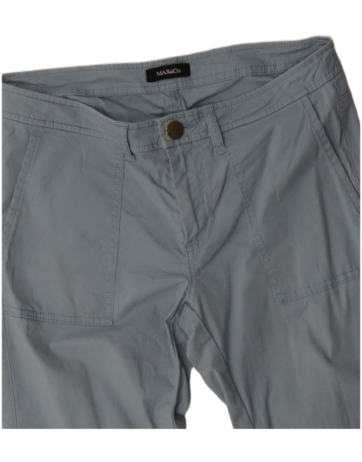 MAX & CO. Pantaloni chino dritti da donna W30 L26 Blu