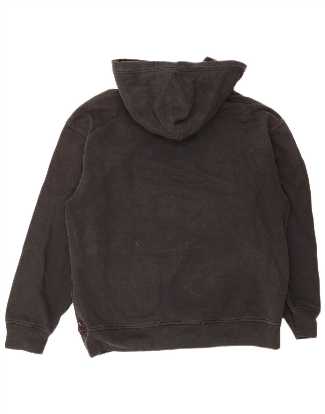 Maglione con cappuccio grafico rilassato da uomo Levi's in cotone grigio medio