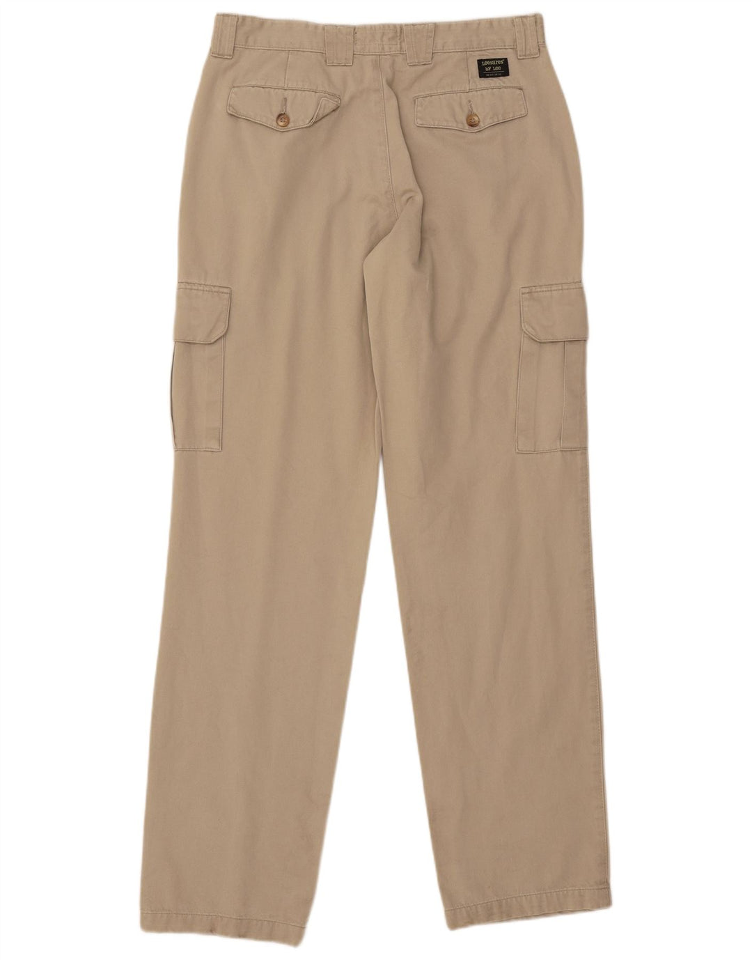 Pantaloni cargo dritti da uomo LEE W32 L34 in cotone beige