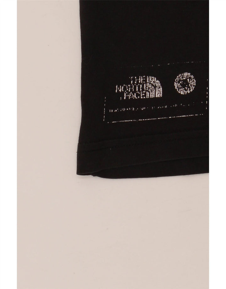 THE NORTH FACE T-shirt grafica da uomo piccola in cotone nero