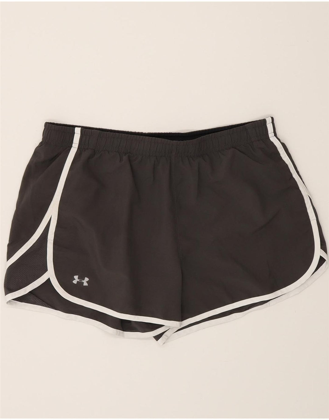 Pantaloncini sportivi Under Armour da donna Heat Gear UK 14 Poliestere grigio medio