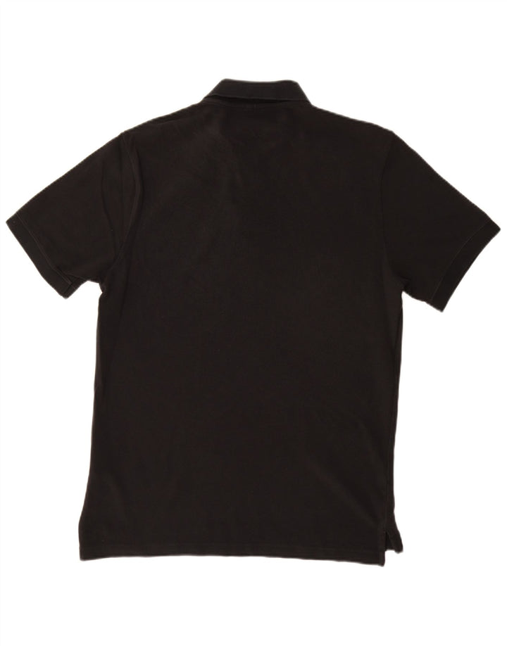 Polo Nike da uomo in cotone nero medio