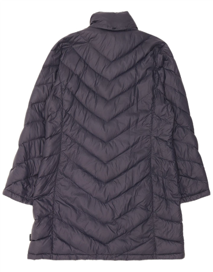 Cappotto imbottito da donna Calvin Klein UK 16 grande nylon blu navy