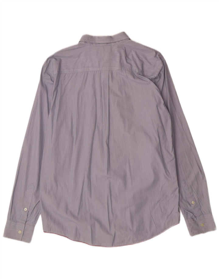 Camicia Uomo Cerruti 1881 XL Cotone Gessato Blu