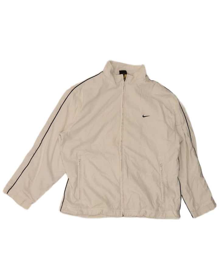 Giacca da tuta da ragazzo Nike 13-14 anni XL Bianca