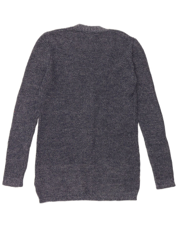 Maglione cardigan da donna Fat Face UK 12 Cotone medio blu navy