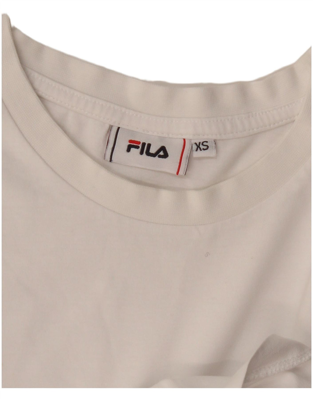Maglietta Fila Donna Top UK 6 XS Bianca