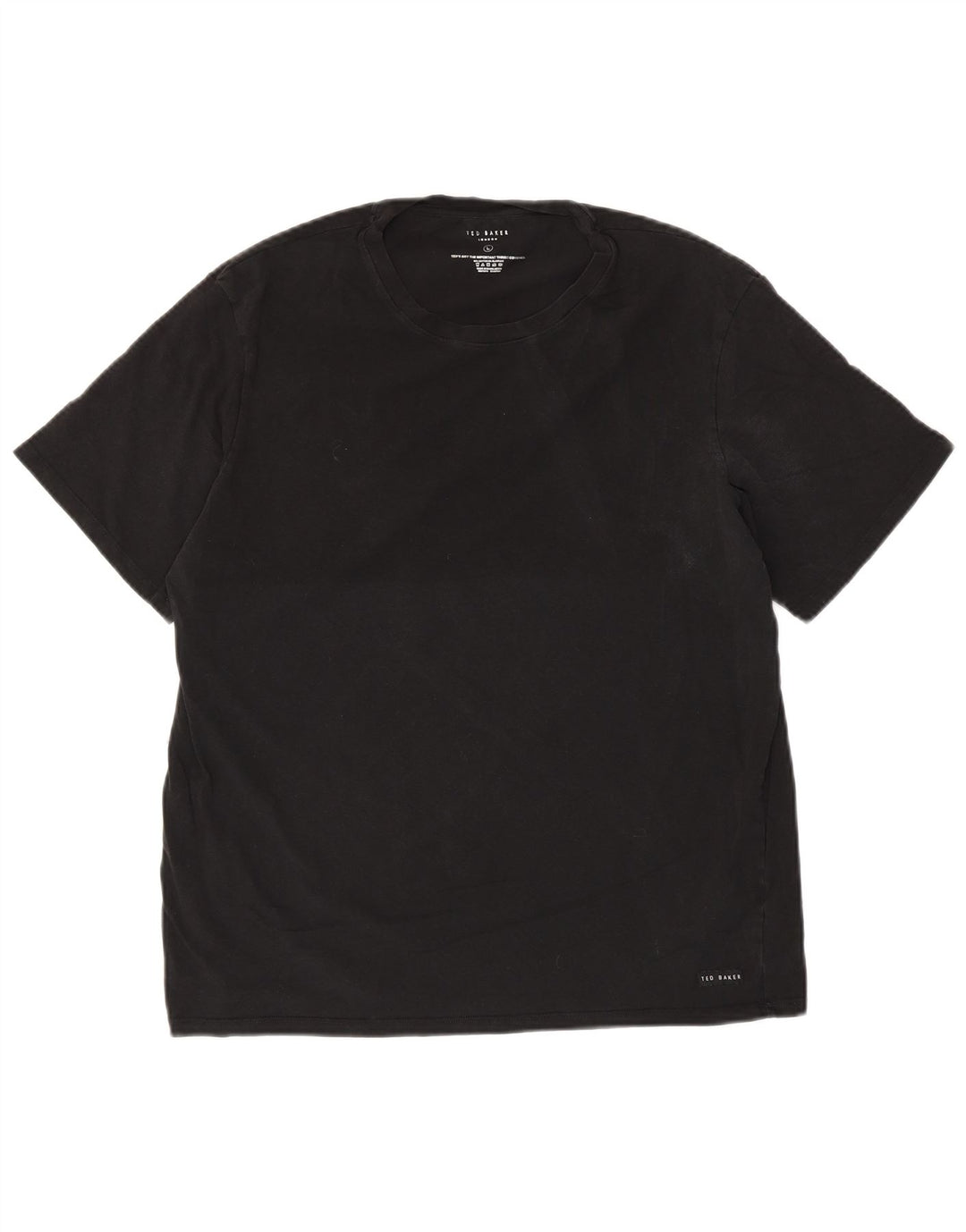 Ted Baker T-shirt da uomo Top grande in cotone nero