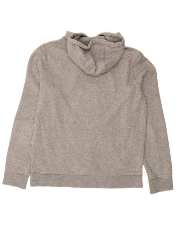 Maglione con cappuccio grafico da uomo Tommy Hilfiger grande in cotone grigio