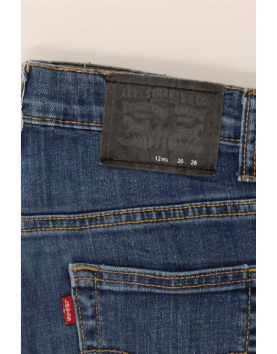 LEVI'S Boys 511 Slim Jeans 11-12 Years W26 L26 Blue Cotton Vintage Levi's and Second-Hand Levi's from Messina Hembry 