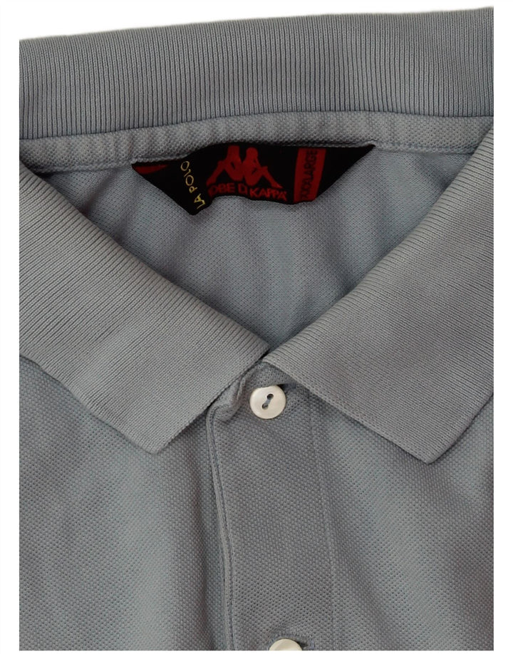 Polo Kappa Uomo 3XL Cotone Blu