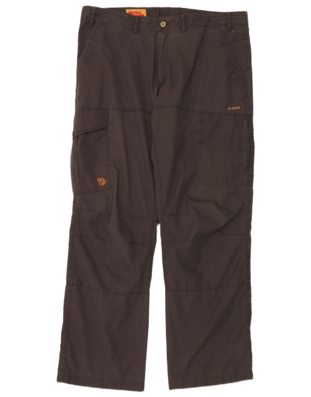 Pantaloni cargo dritti da uomo Fjall Raven W38 L32 poliestere marrone