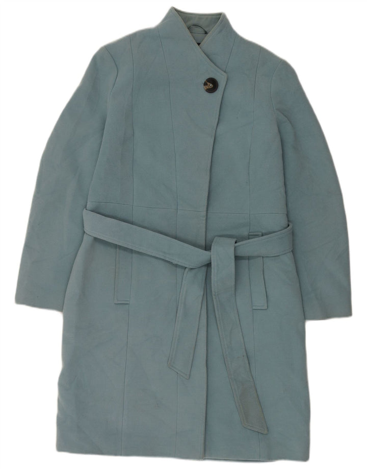 Cappotto da donna Marks & Spencer vestibilità ampia UK 18 XL poliestere blu