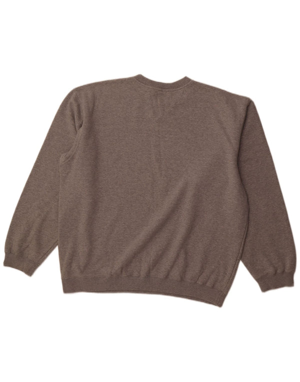 Felpa da uomo NIKE maglione UK 45/47 XL cotone grigio