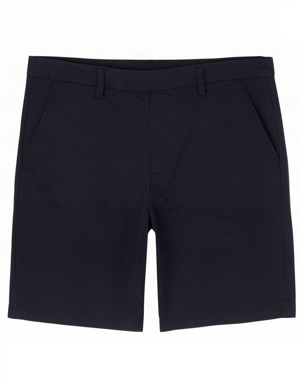 Mountain Warehouse Womens Chino Shorts UK 10 Small W32 Navy Blue Cotton