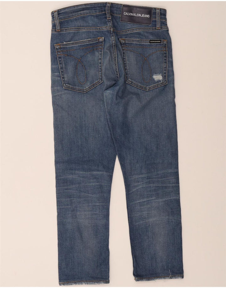CALVIN KLEIN Mens Straight Jeans W29 L32 Blue Cotton Vintage Calvin Klein and Second-Hand Calvin Klein from Messina Hembry 