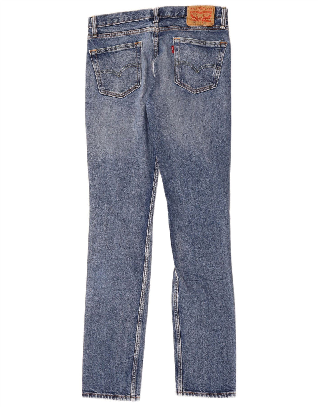 Jeans Levi's da donna 511 slim invecchiati W29 L32 cotone blu