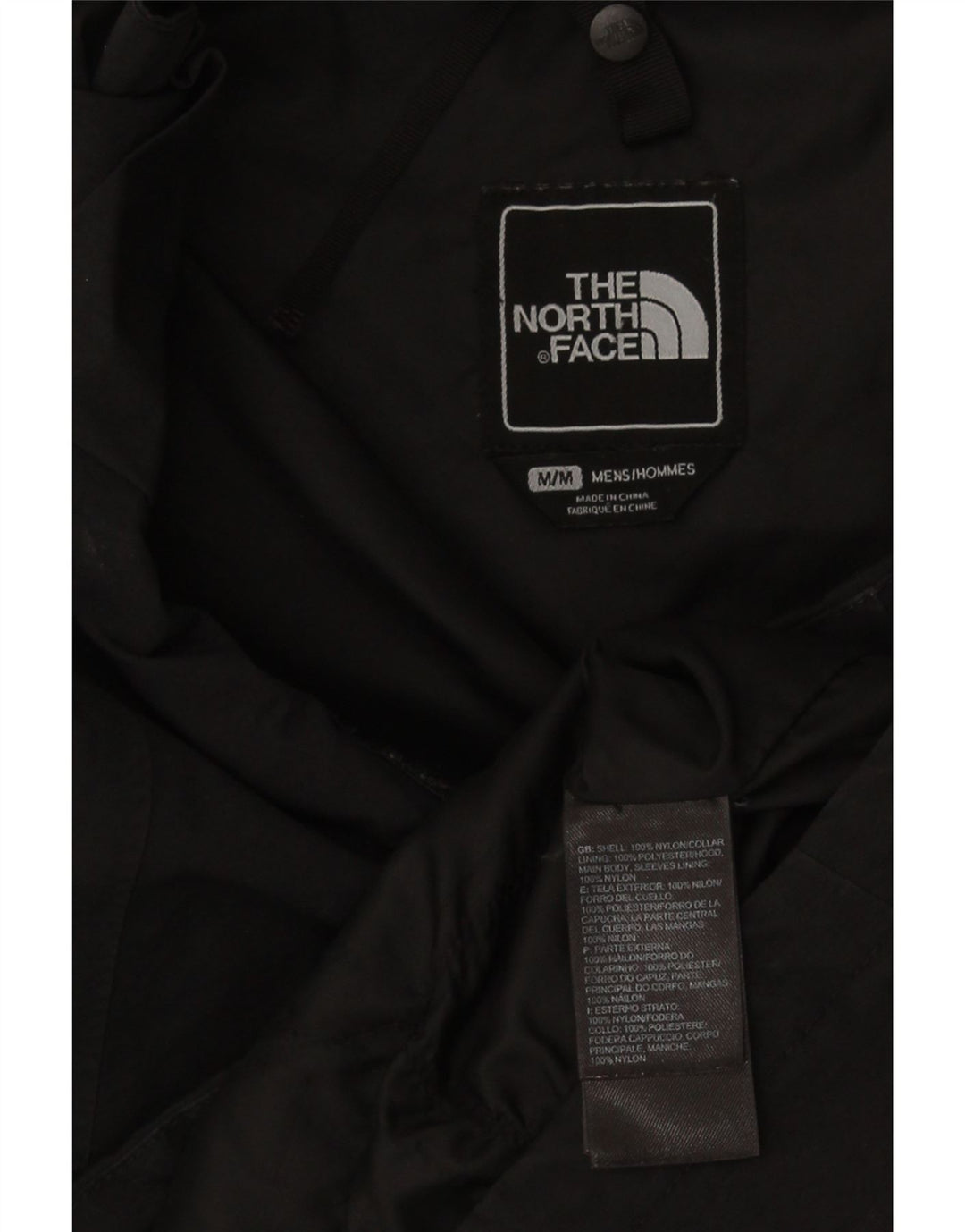 Giacca antipioggia da uomo The North Face Hyvent UK 38 nylon nero medio