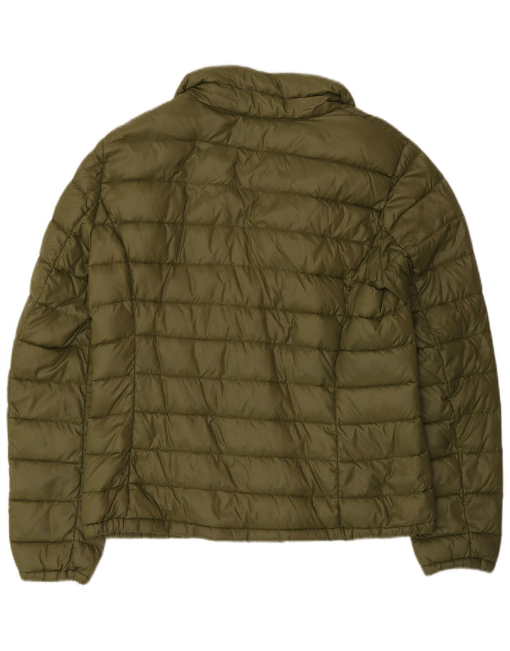 Giacca imbottita da donna Benetton UK 10 piccola verde