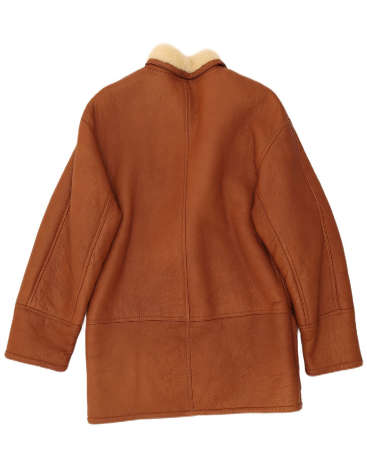 Giubbotto da uomo in shearling VINTAGE IT 52 XL Shearling marrone