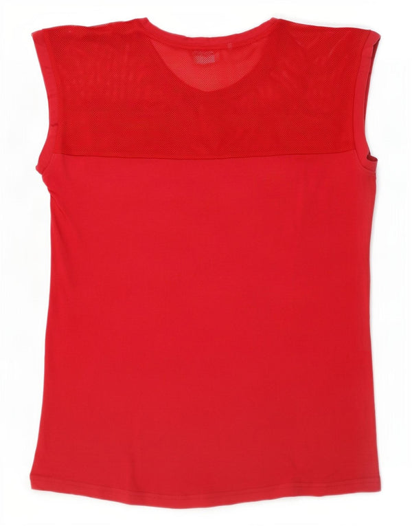 T-shirt grafica Ellesse da donna Heritage UK 12 cotone rosa medio