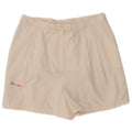 Pantaloncini chino con ancoraggi a vita alta da donna Ellesse medi W30 bianchi