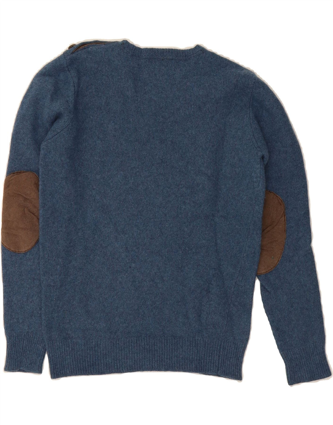 MASSIMO DUTTI Womens Crew Neck Jumper Sweater UK 8 Small Navy Blue Wool Vintage Massimo Dutti and Second-Hand Massimo Dutti from Messina Hembry 