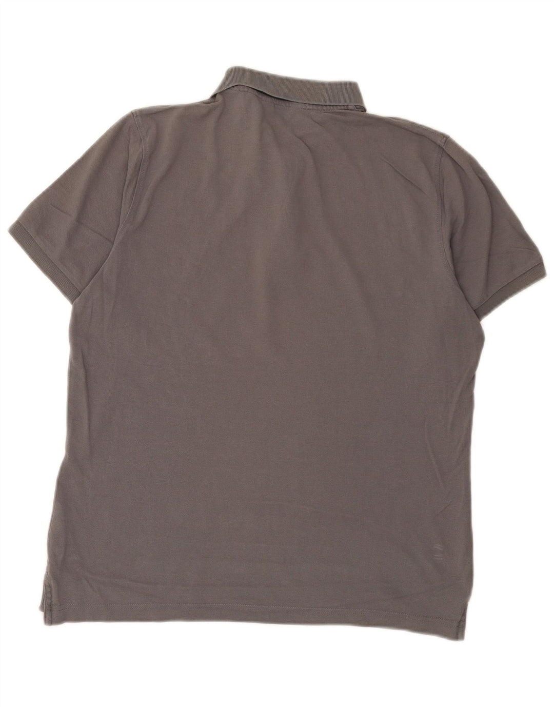 Polo da uomo Calvin Klein in cotone grigio medio