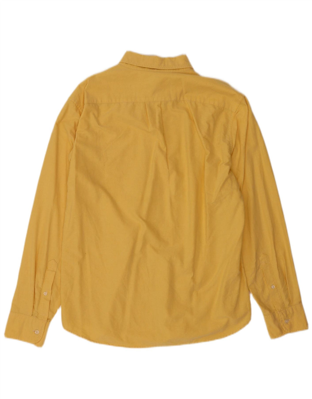 Camicia da uomo J. Crew taglia 16 1/2 grande cotone giallo