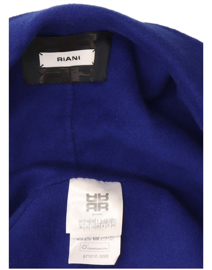 Giacca blazer da donna a 1 bottone Riani UK 10 piccola lana blu