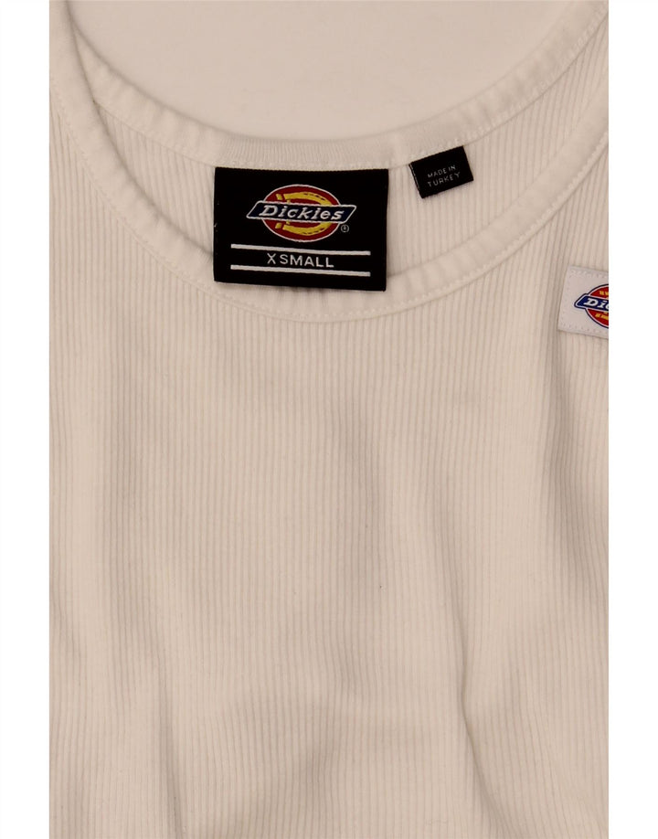 Top corto da donna Dickies UK 4 XS bianco