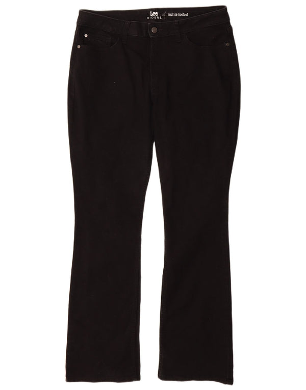 Jeans Lee Bootcut da donna a vita media US 16 2XL W36 L32 Cotone nero