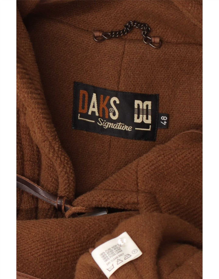 Montgomery con cappuccio da uomo DAKS IT 48 Lana marrone medio