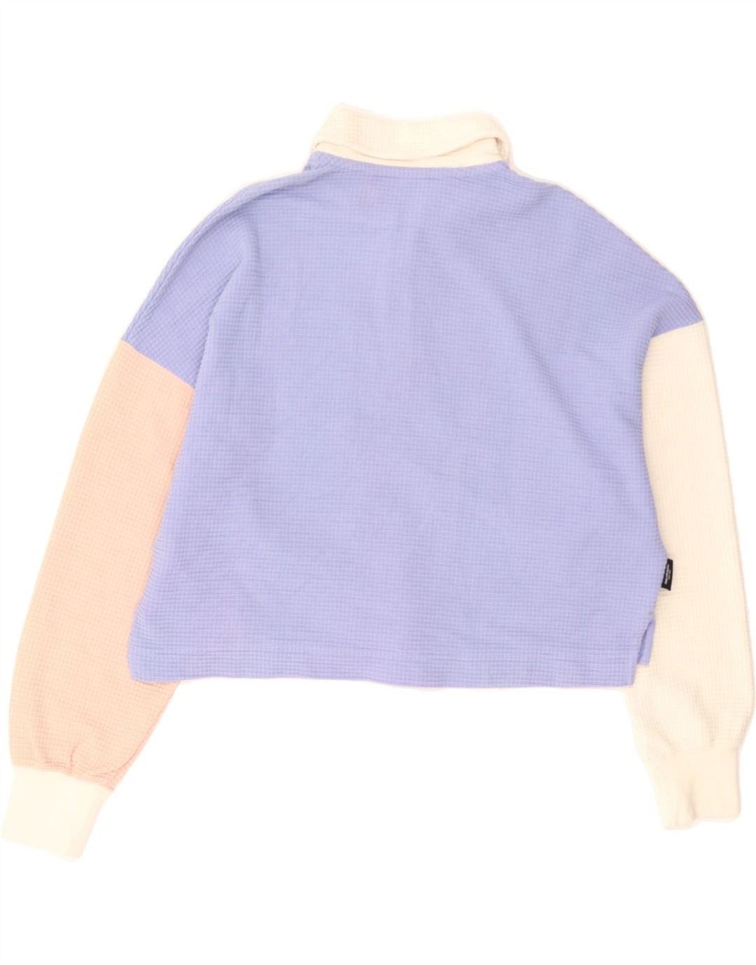 PUMA Womens Oversized Crop Sweatshirt Jumper UK 10 Small Purple Vintage Puma and Second-Hand Puma from Messina Hembry 
